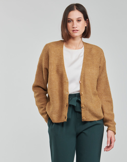 Esprit - WP V-ECK CARDI - Marron