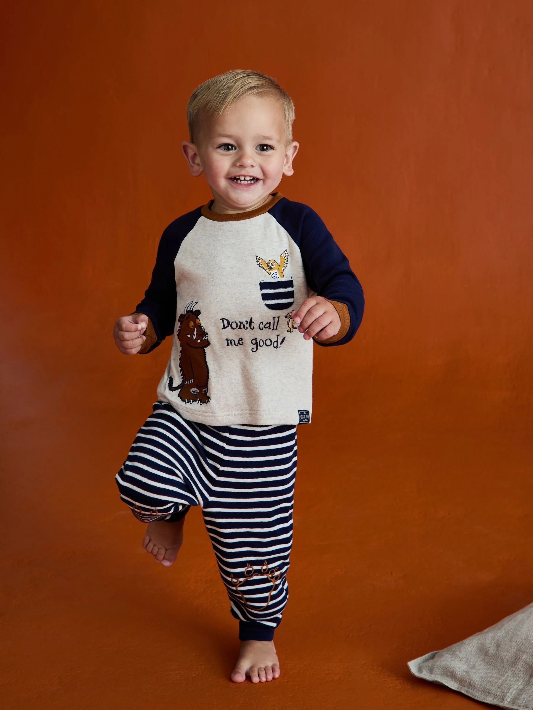 JoJo Maman Bébé Character Appliqué Jersey Pyjamas