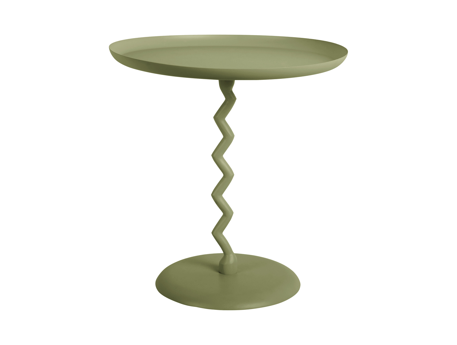 Bijzettafel Zig Zag - Legergroen