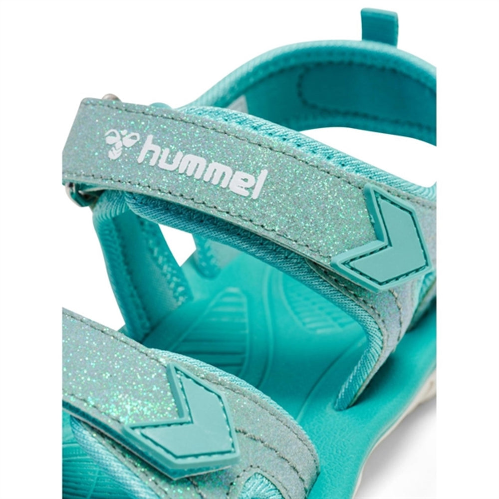 Køb Hummel Sandal Glitter Jr Blue Surf