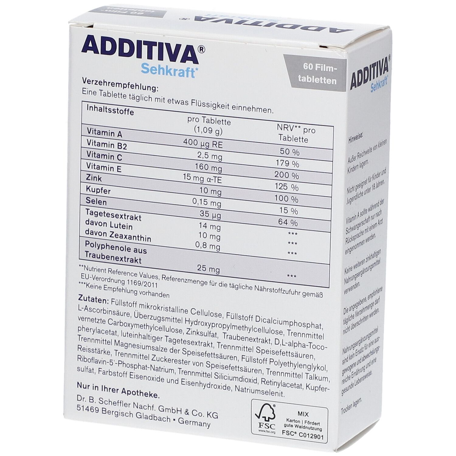 ADDITIVA Sehkraft