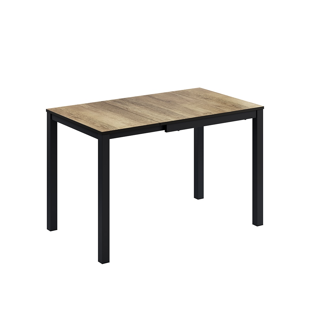 Vicco Esstisch Granny Eiche rustikal Anthrazit 120 x 70 cm ausziehbar