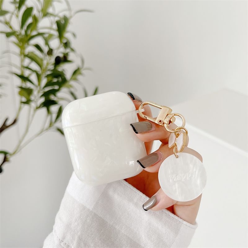 Capritz - Shell Textured Charm AirPods / Pro oortelefoonhoesje