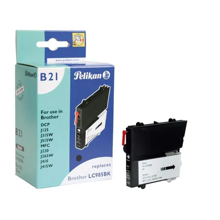 Pelikan ikan SinglePack B21 ersetzt Brother LC985, SinglePack, 10ml schwarz