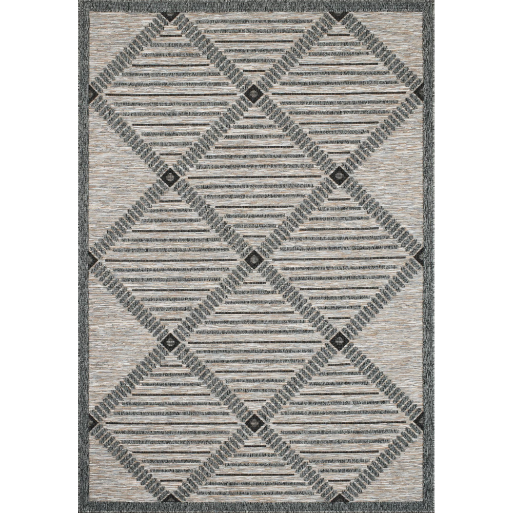Tapis intérieur extérieur gris acapulco 1672 120 x 160 cm