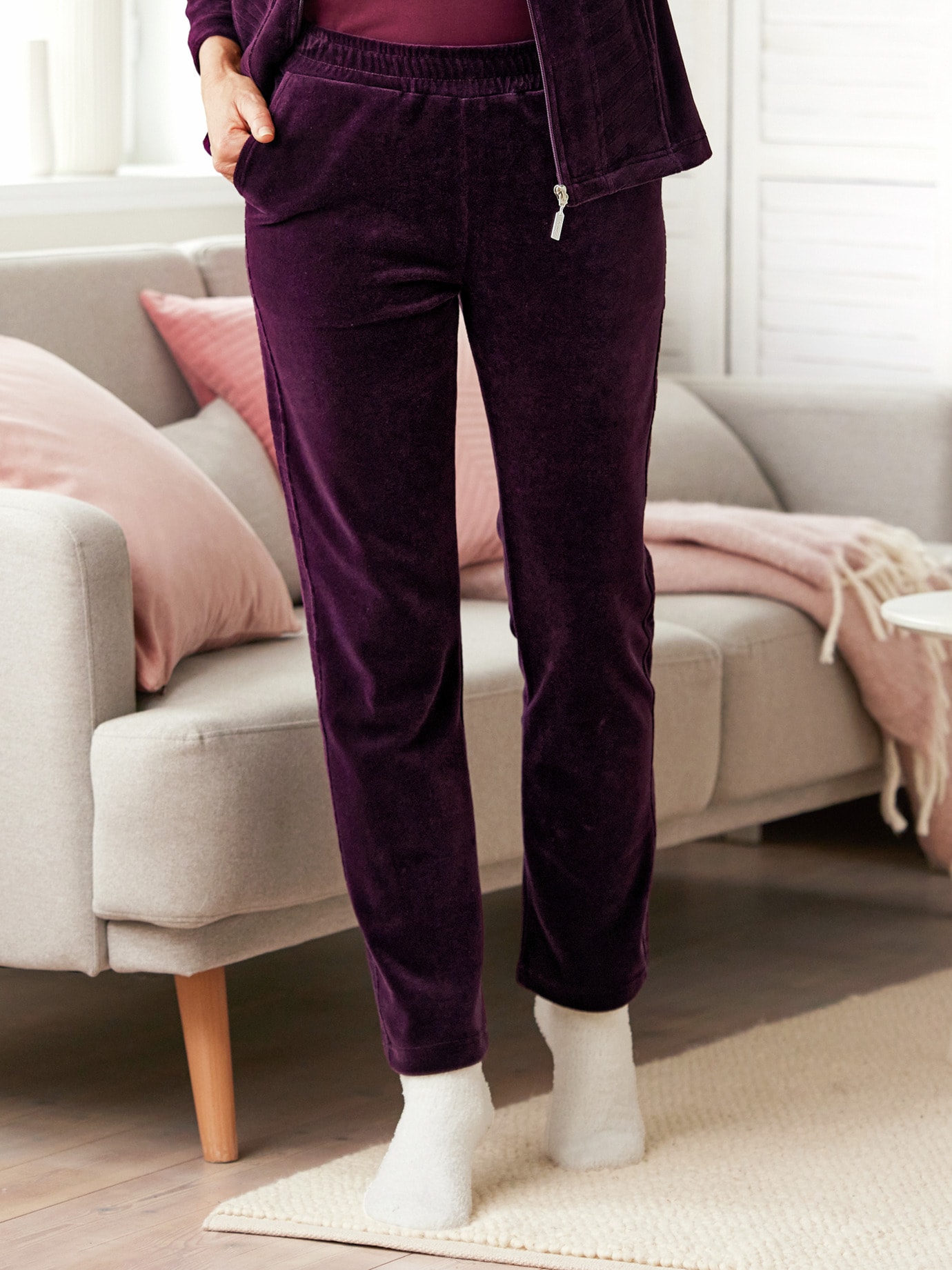 Nicki-Hose Streifen-Optik