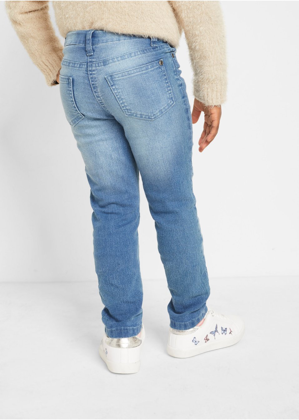 Jean thermo fille avec doublure jersey