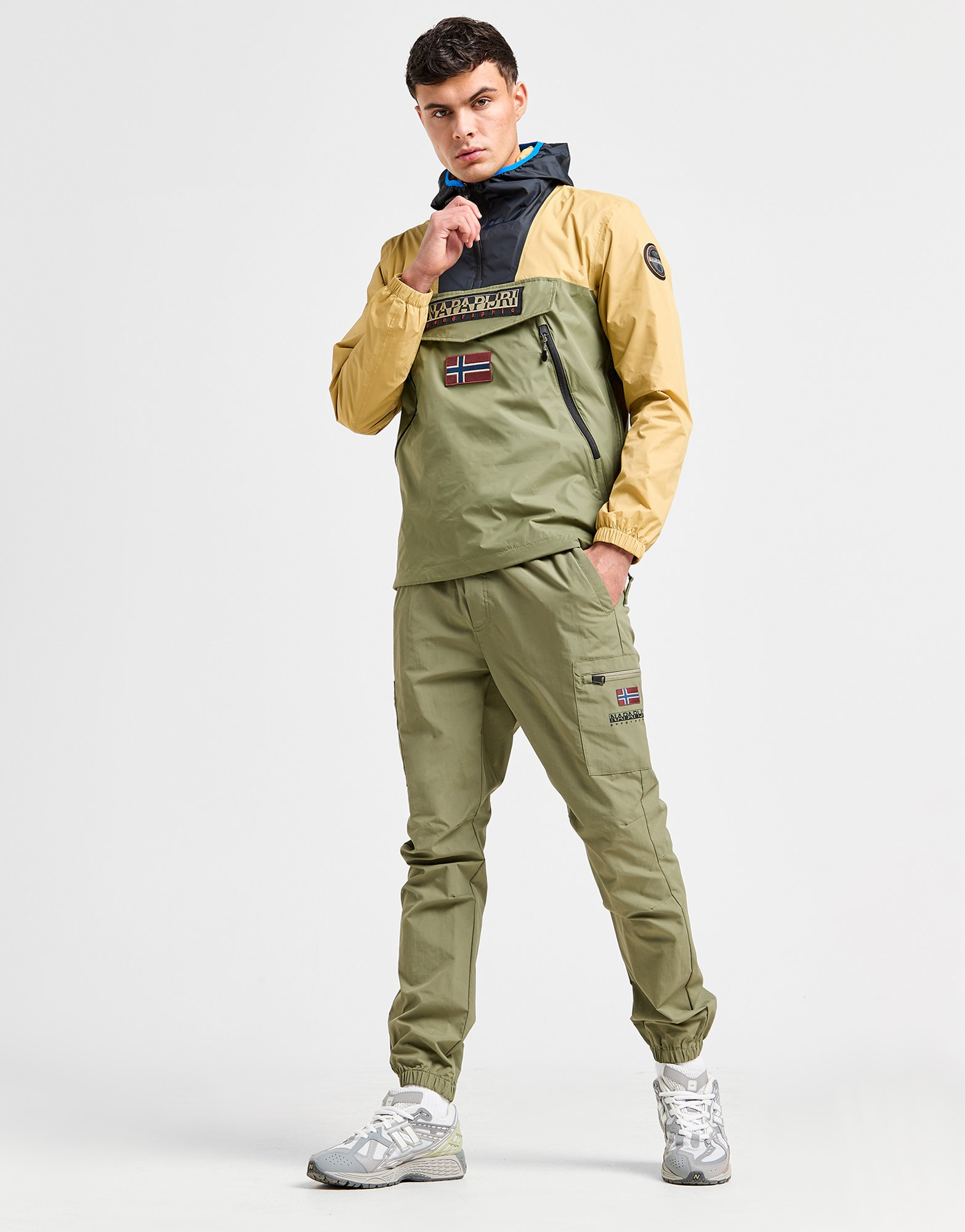 Napapijri Veste Matelassé Rainforest Winter Colour Block Homme