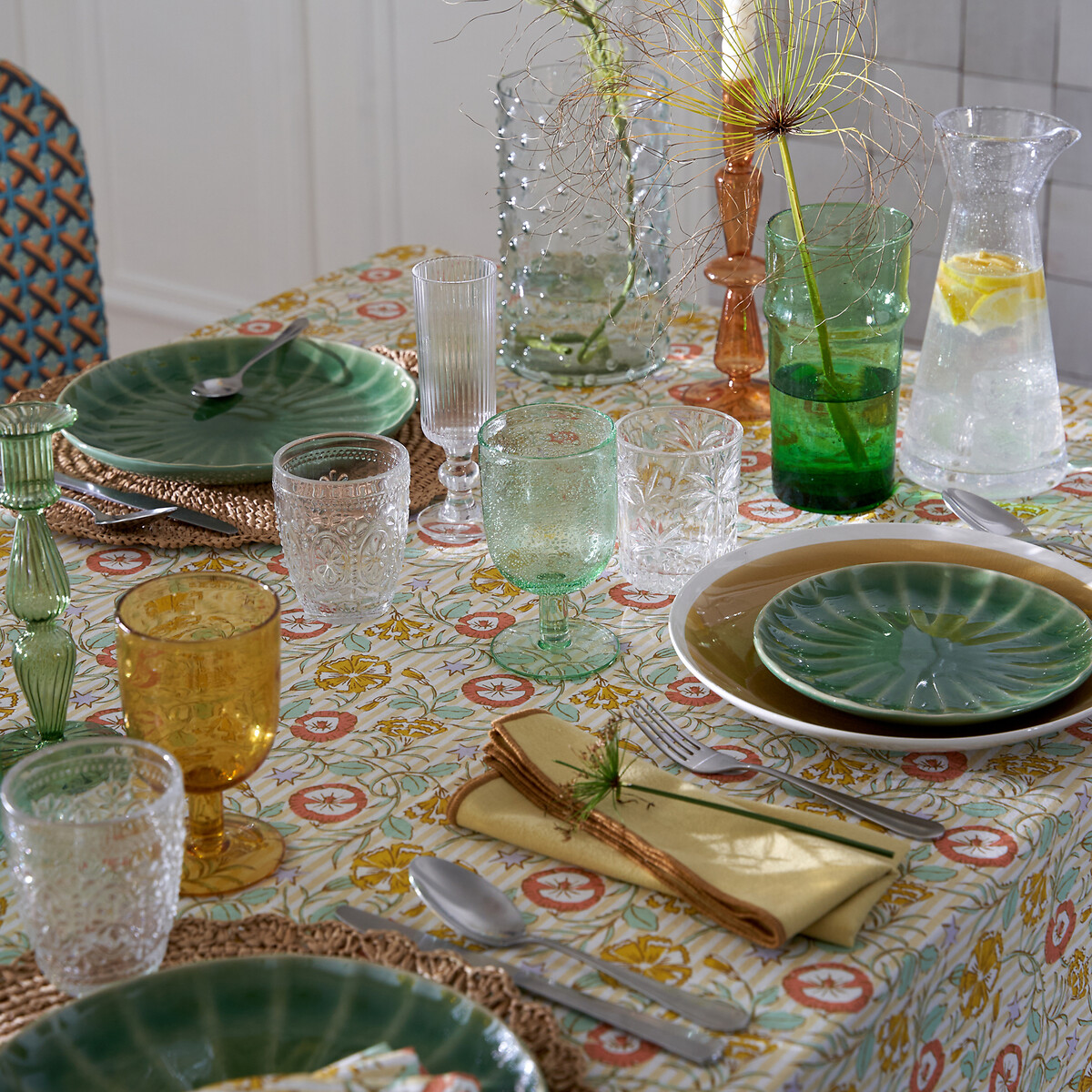 LA REDOUTE INTERIEURS<br>Conjunto de 6 copos, Flora