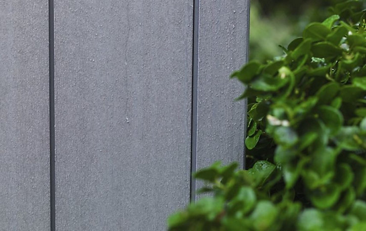 Abri de jardin + plancher Keter Artisan 77 en résine coloris gris ép.20 mm surface extérieure 4,66 m²