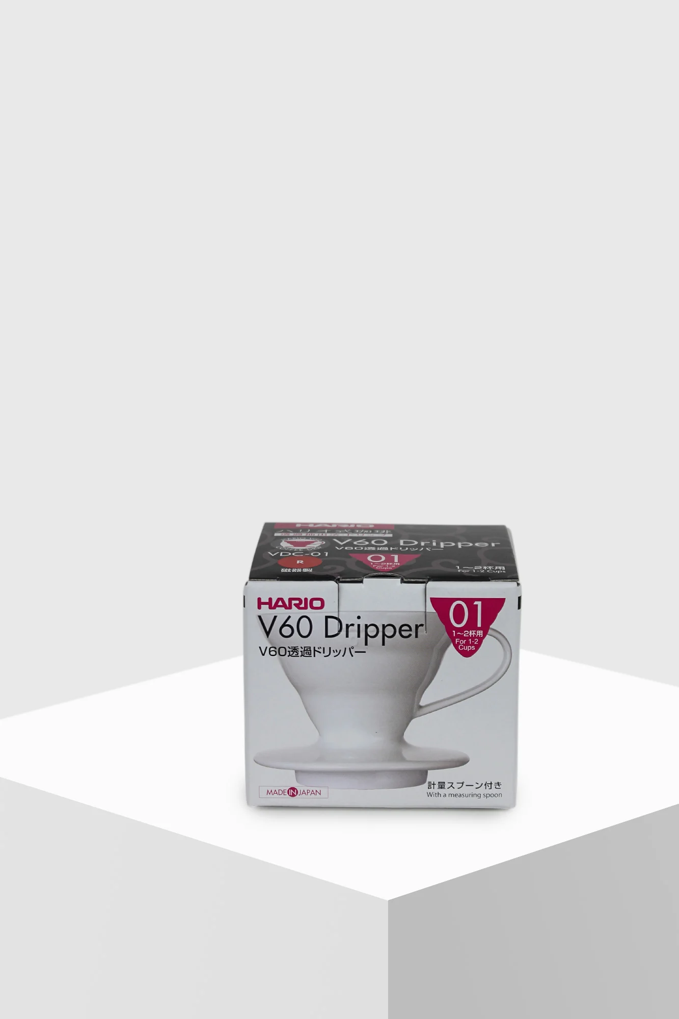 Hario V60 Dripper 01 Keramik Kaffeefilter (Handfilter) rot