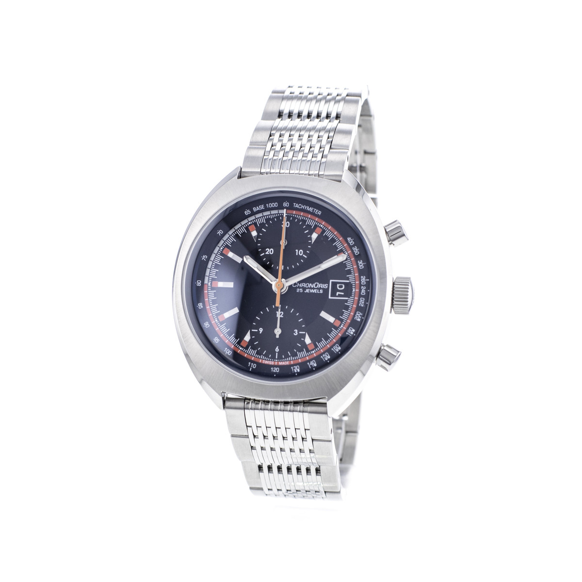 Montre d'occasion Oris Chronoris homme chronographe automatique acier