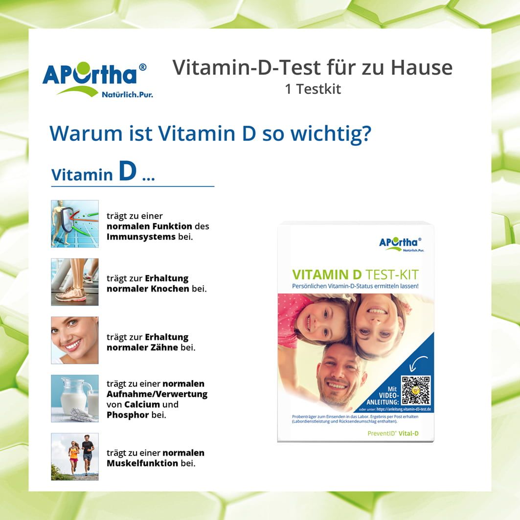 APOrtha® Vitamin-D-Test für zu Hause - Testkit