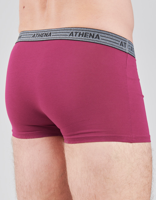 Athena - BASIC COTON  X4 - Gris / Bordeaux / Bleu / Noir