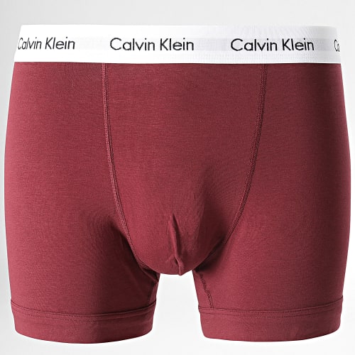 Lot De 3 Boxers U2662G Noir Beige Bordeaux
