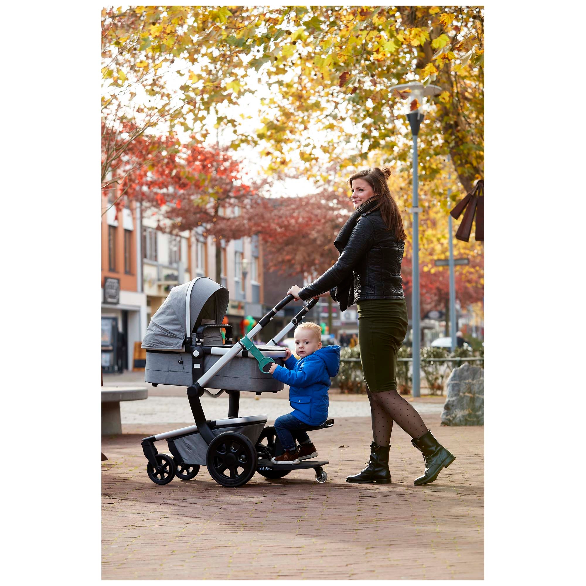 EVE Kids Kid-Sit meerijdstoeltje / meerijdplankje Black/Black kopen? - Shop nu -