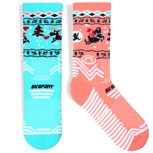 Chaussette running BV SPORT TRAIL ULTRA COLLECTOR DBDB NOEL