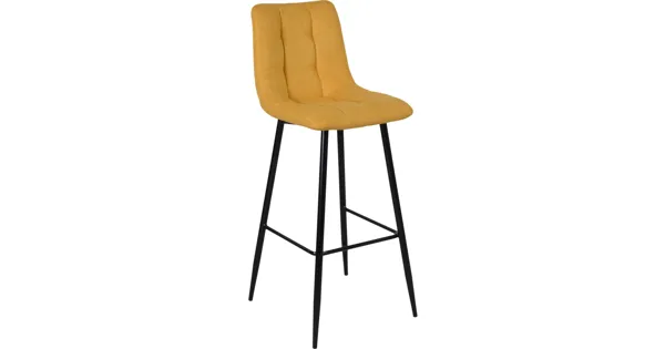 Barhocker Angi Stoff gelb