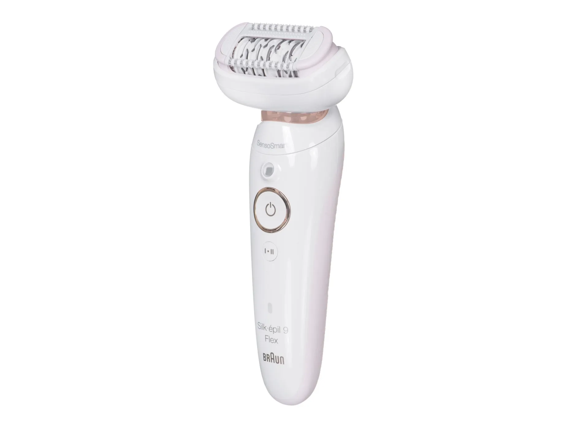 Braun Silk-épil 9 Flex 9-030 3D, Lyserød, Hvid, 40 pincetter, MicroGrip, Armhule, Bikini, 0,5 mm, Batteri