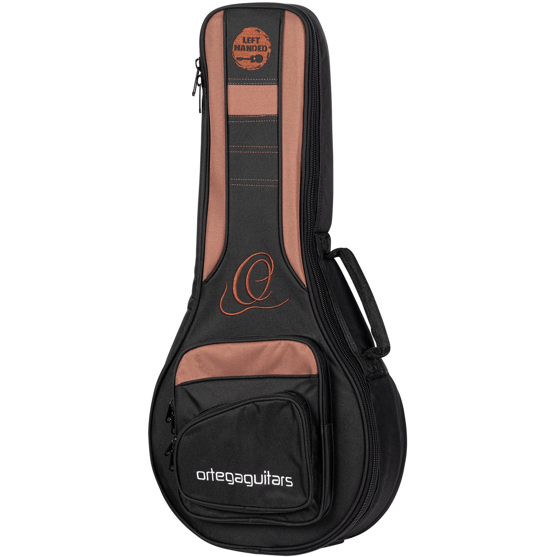 Ortega ONB-MA-L Pro Series Lefty Mini Travel Guitar Bag linkshandige draagtas voor reisgitaar