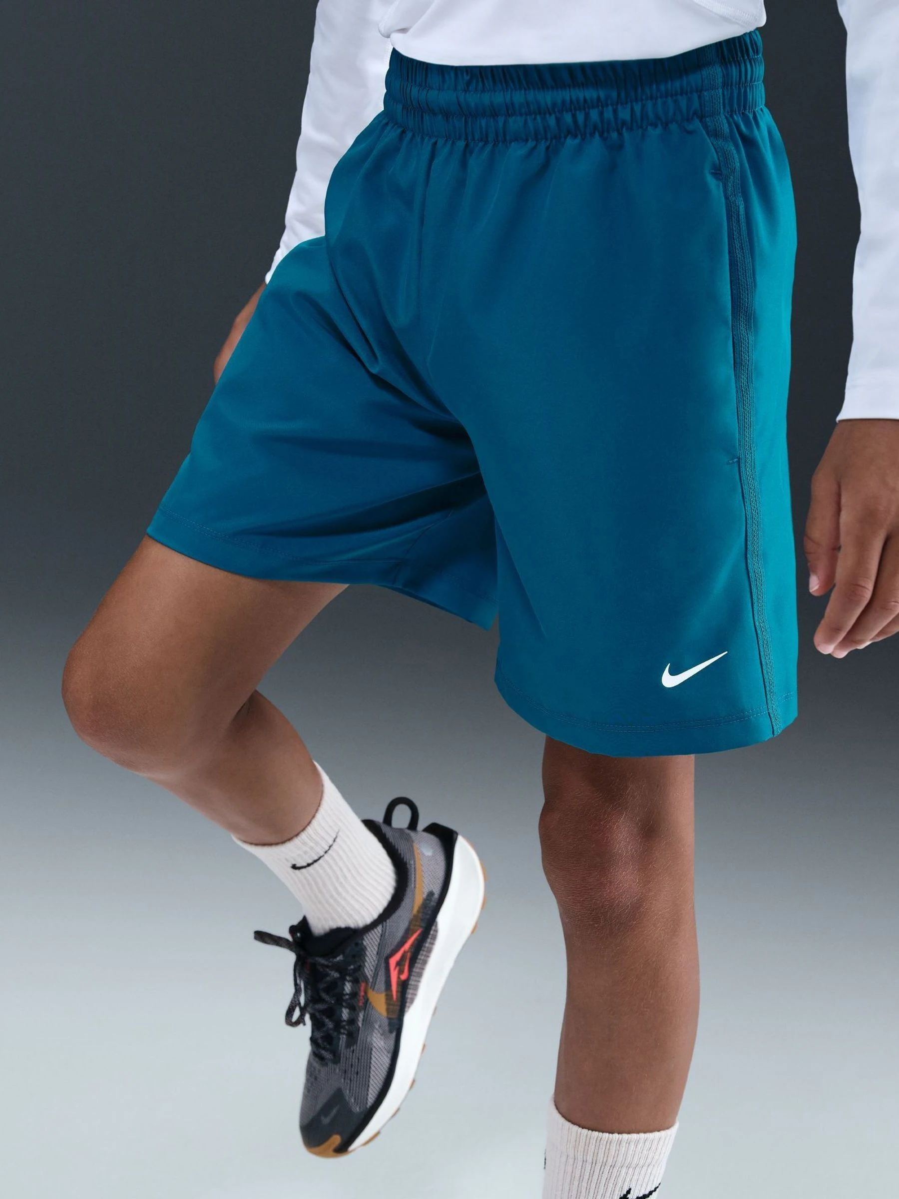 Abyss-blauw - Nike Dri-FIT Multi trainingsshorts