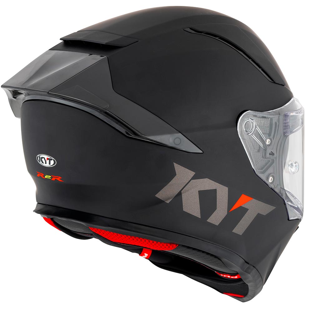 kyt - Casque R2R Plain Noir Mat