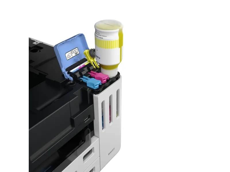 Canon MAXIFY GX7150 MegaTank - Multifunktionsprinter - farve - blækprinter - CISS - Legal (216 x 356 mm), A4 (210 x 297 mm) (original) - A4/Legal (medie) - op til 24 ipm (udskriver) - 600 ark - 33.6 Kbps - USB 2.0, Wi-Fi(n), LAN