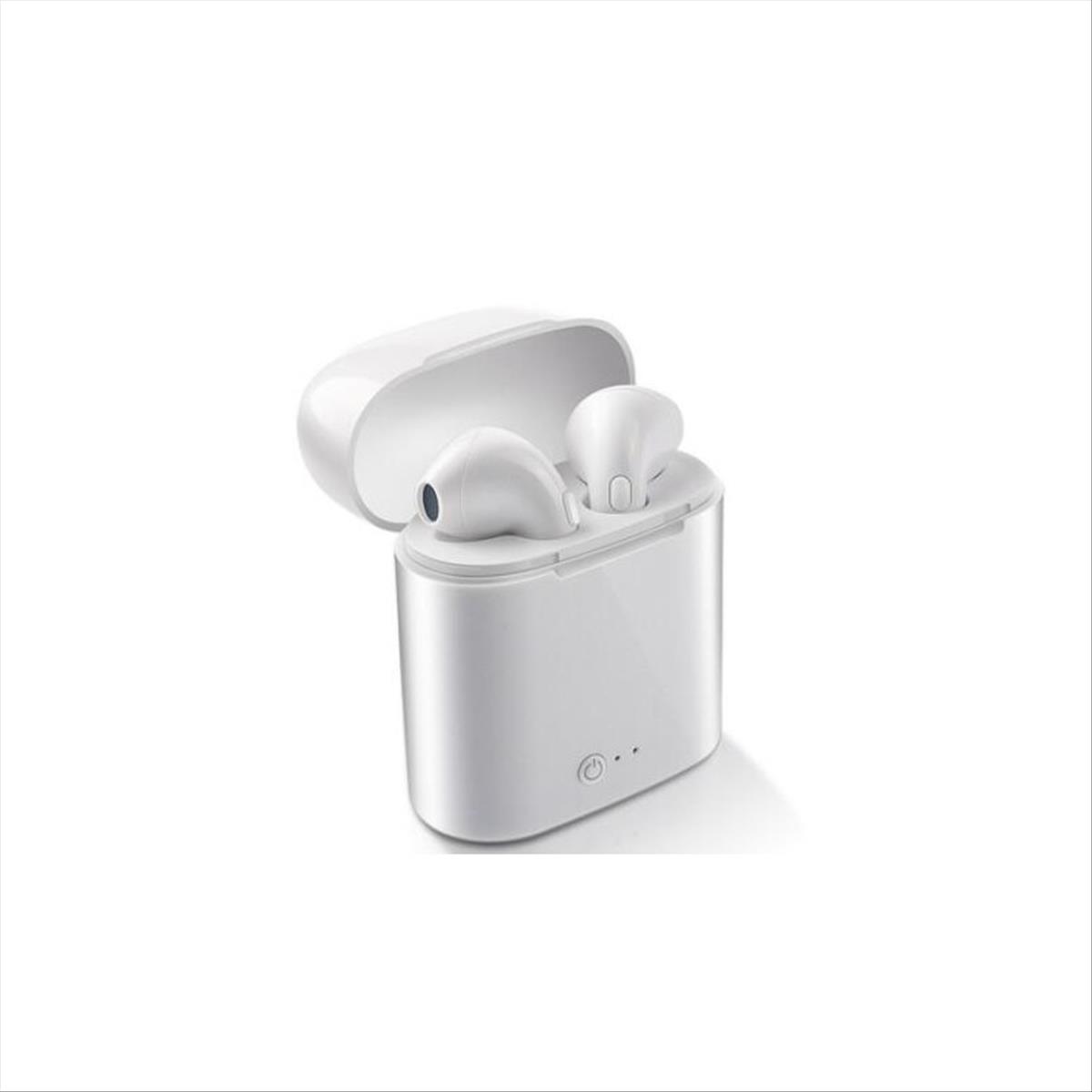 Fones de ouvido Bluetooth Smartek Mini com base de carregamento para Android e iOS