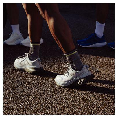 Chaussures Running Saucony Guide 18 Blanc/Kaki Homme