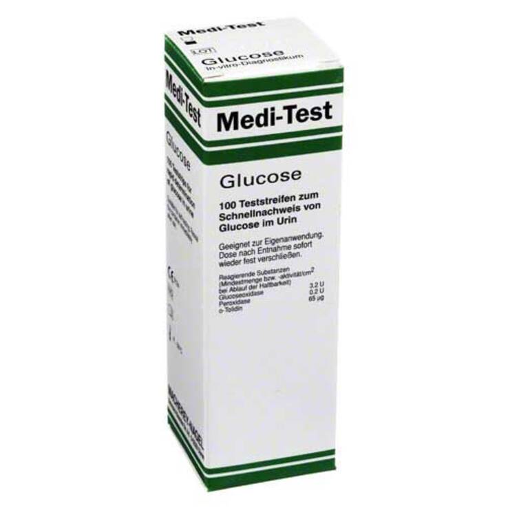 Medi Test Glucose Teststreif, 100 St