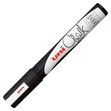 uni-ball Kreidemarker schwarz UNI CHALK PWE-5M