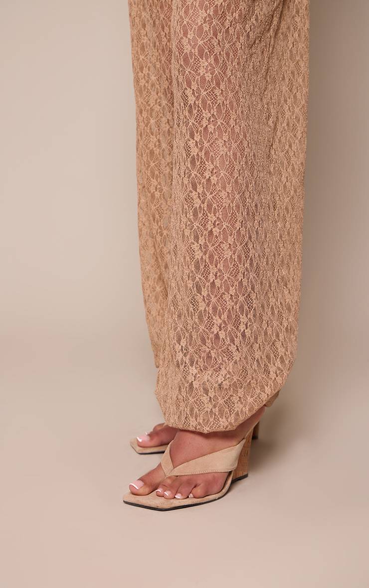 Moka Pantalon Ballon En Dentelle Texturée Tall