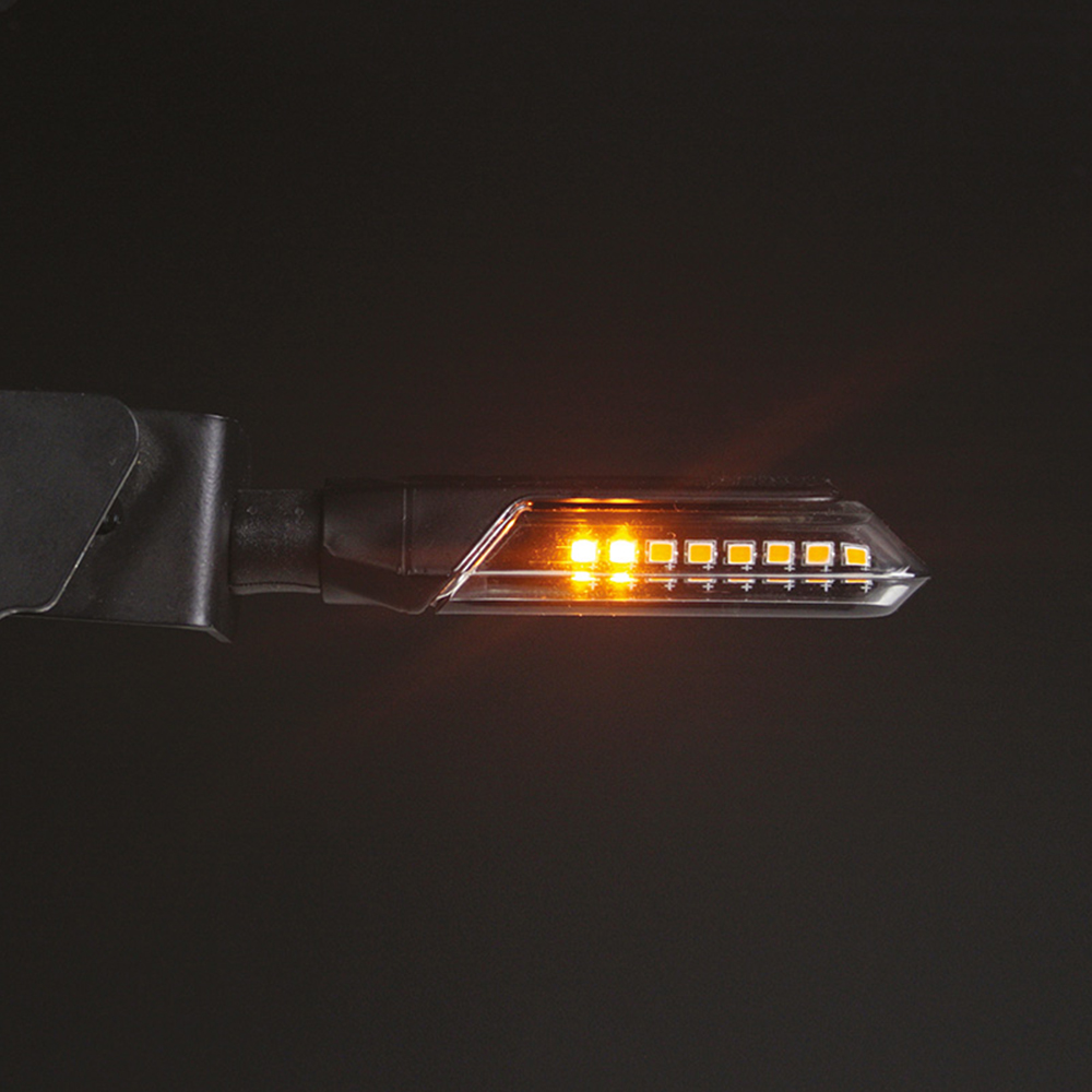 Chaft - Clignotants séquentiels LED 2.0 Newman Noir / Fumé