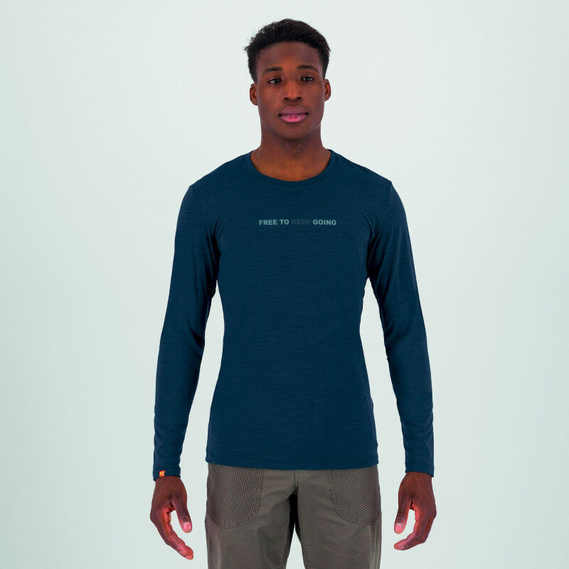 Coppolo Merino LS - T-shirt en laine mérinos homme