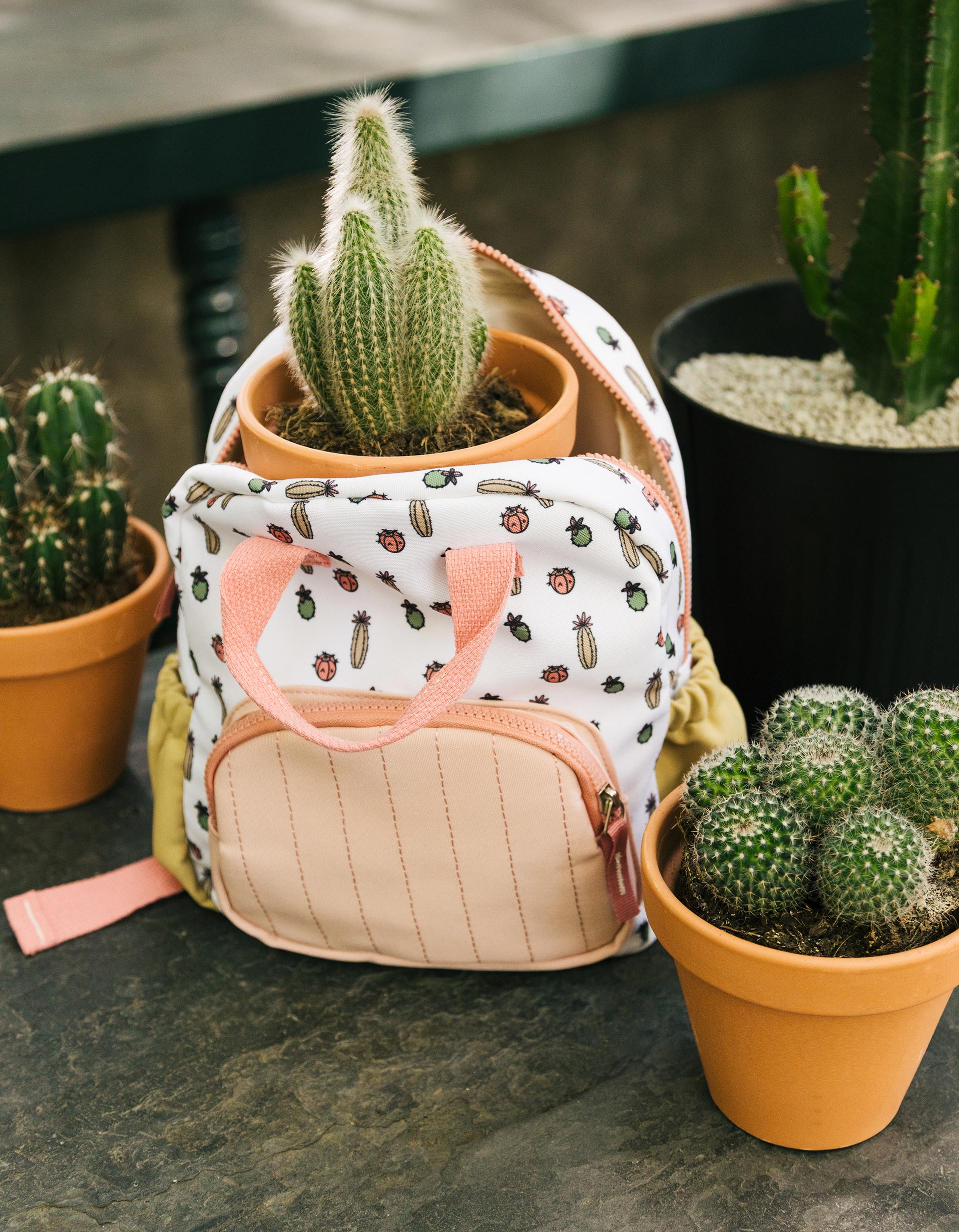 Mochila, Menina, Rosa