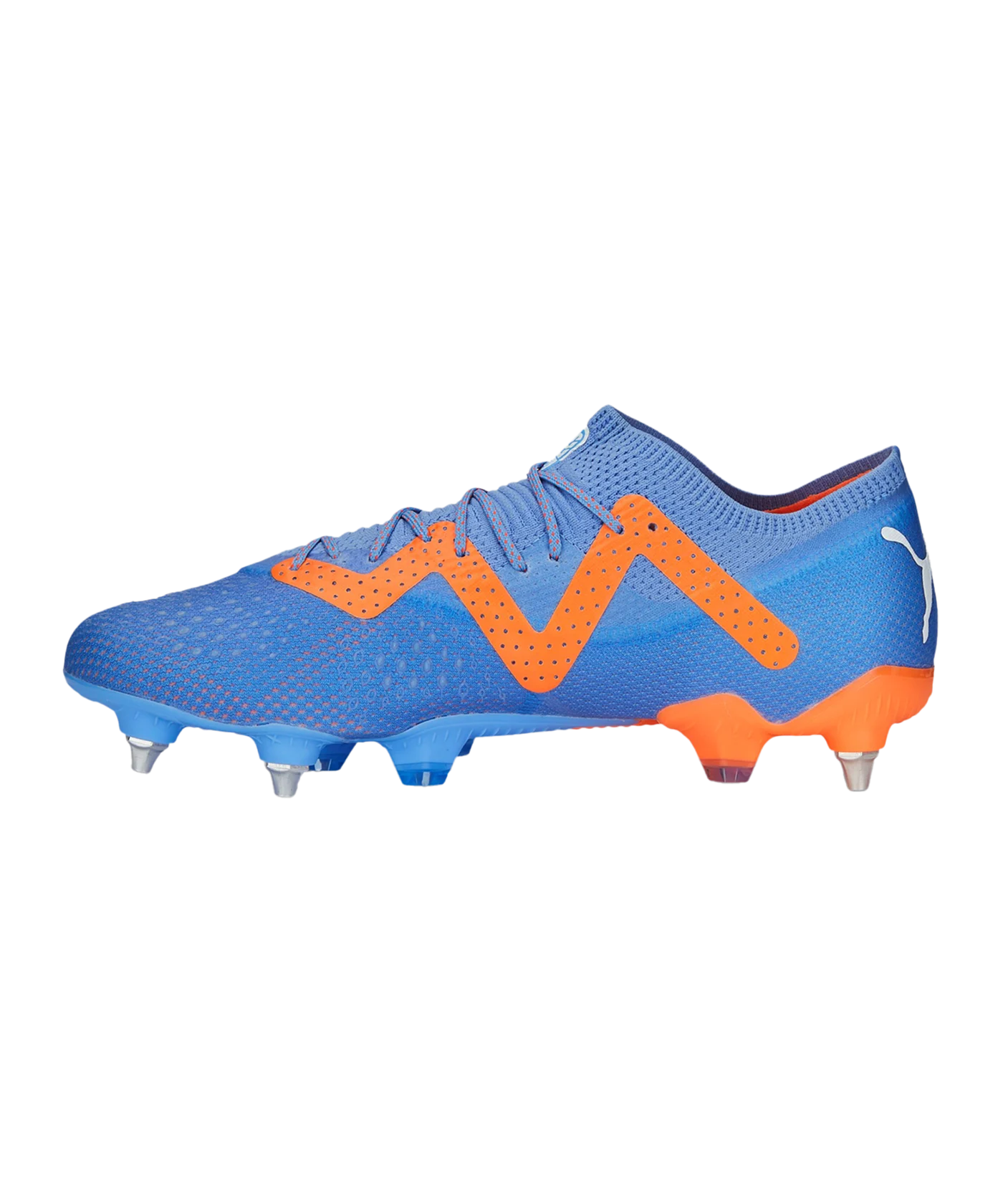 PUMA FUTURE Ultimate Low MxSG Supercharge Blau Orange F01