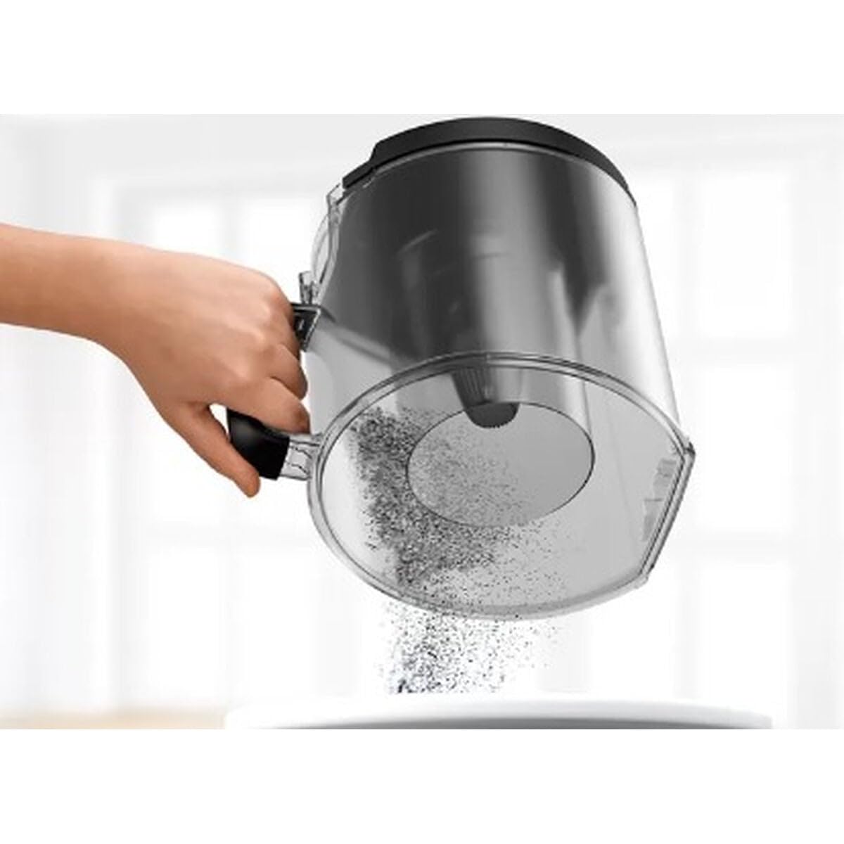 Bosch Electroménager Série 6, BGS41POW1, aspirateur traîneau sans Sac, capacité de 2,4L, variateur de Puissance à la poignée, Rayon d'action de 10 m,