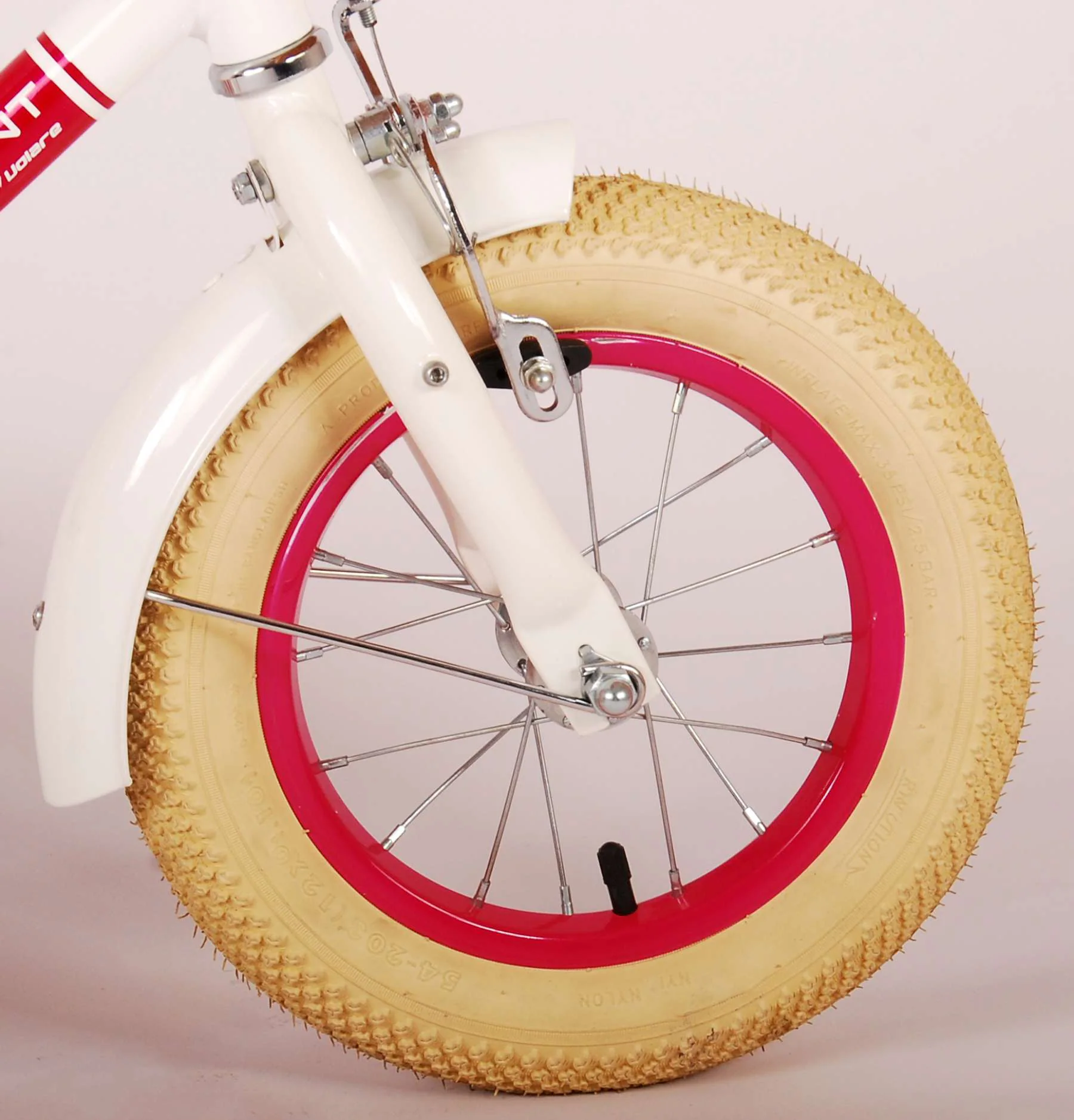 Kinderfahrrad Excellent für Mädchen 12 Zoll Kinderrad in Weiß