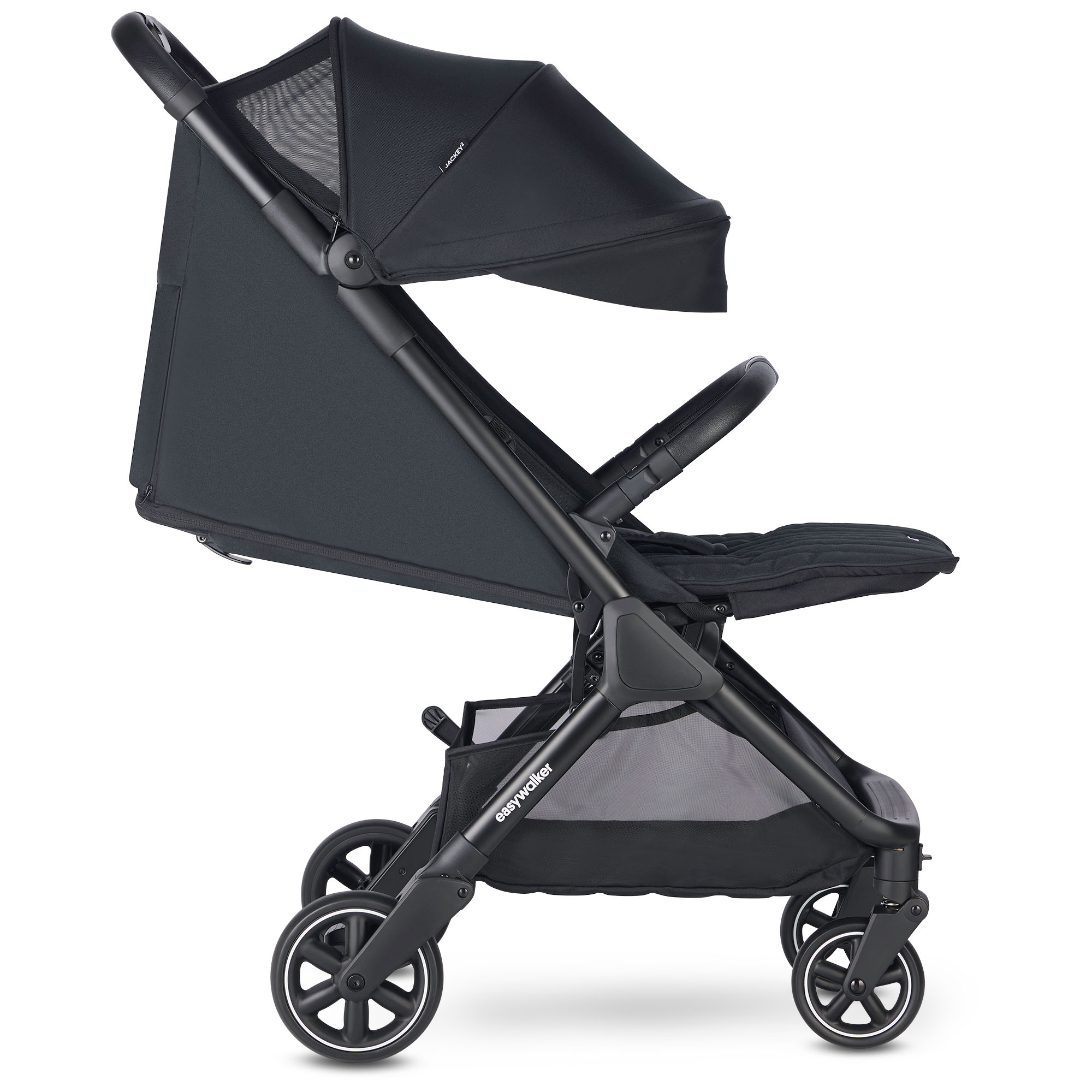 Easywalker Jackey2 buggy Midnight Black - buggy's - Prénatal
