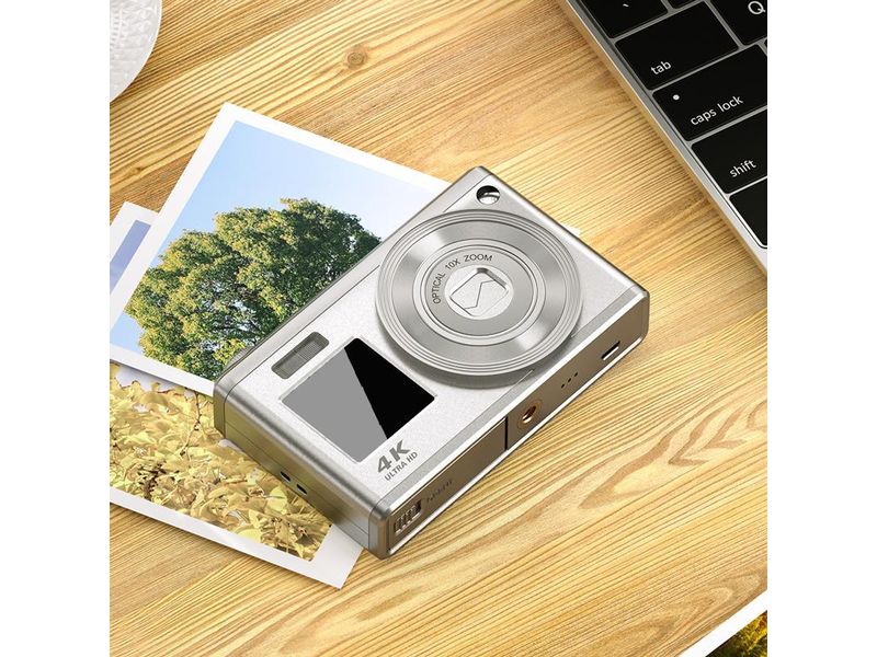 Agfa Fotokamera Realishot DC9200 Grau Leistungsstarke und vielseitige Kompaktkamera mit 10-fachem optischem Zoom