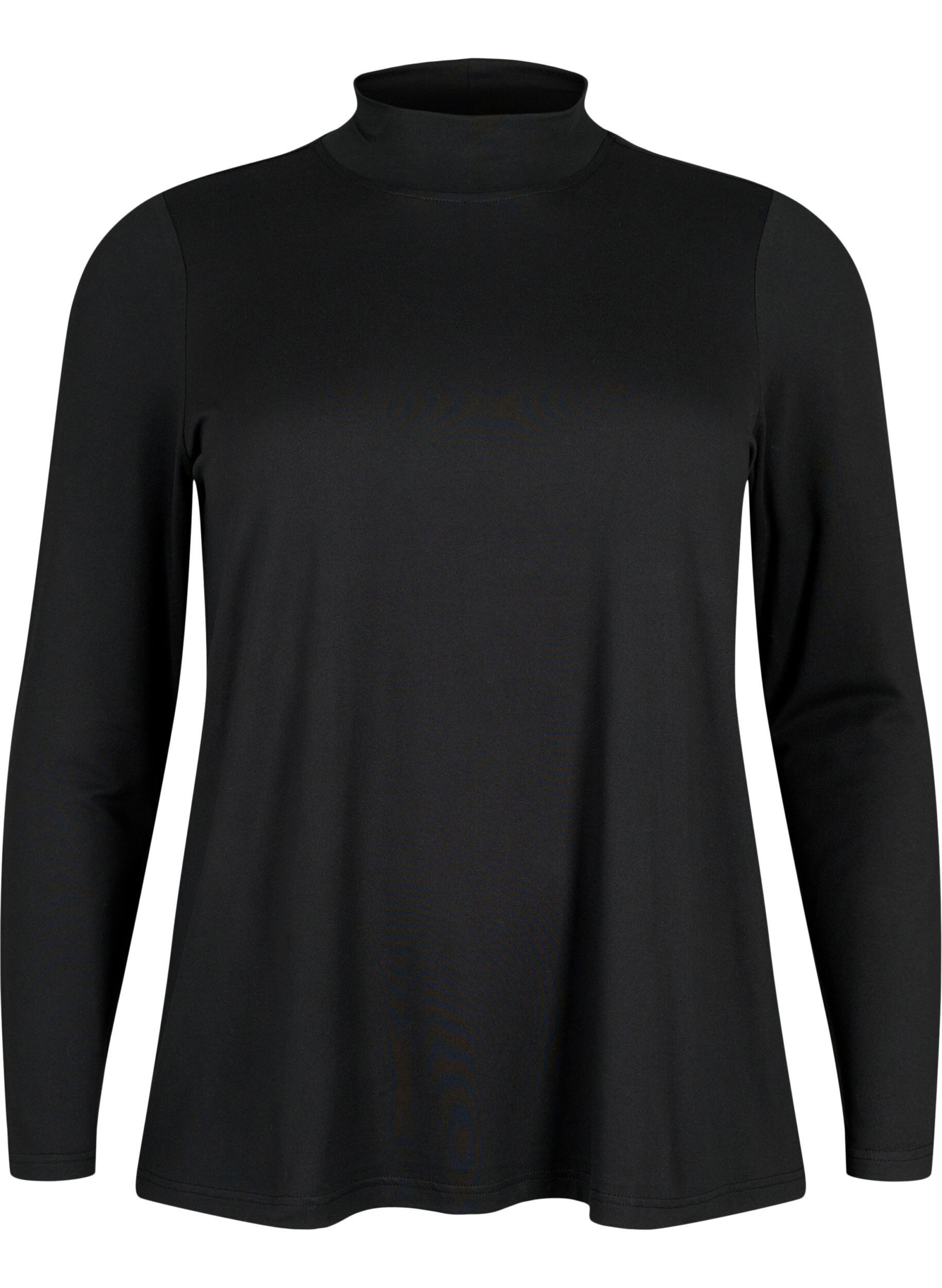 FLASH - Langærmet bluse med turtleneck