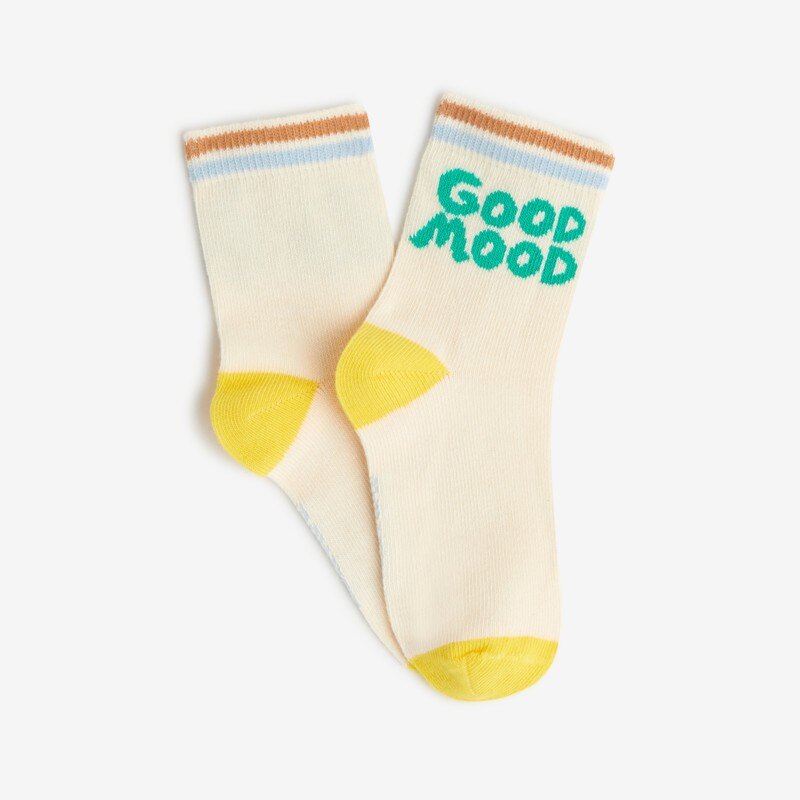 Chaussettes bébé garçon écru à message beige Catimini Beige