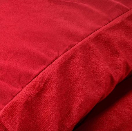 Dekbedovertrek Velvet Uni - Rood