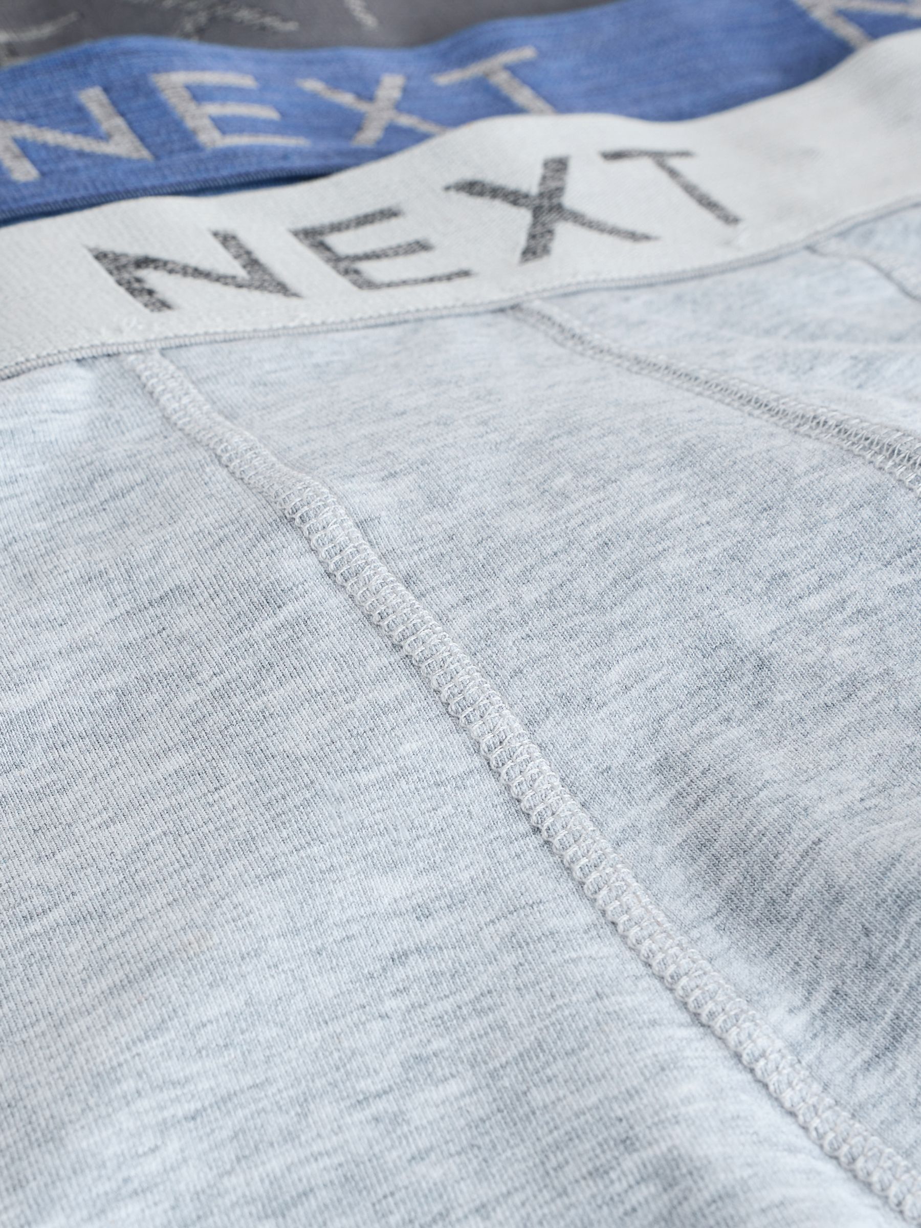 Blauw/grijs - 5 Hipsterboxershorts