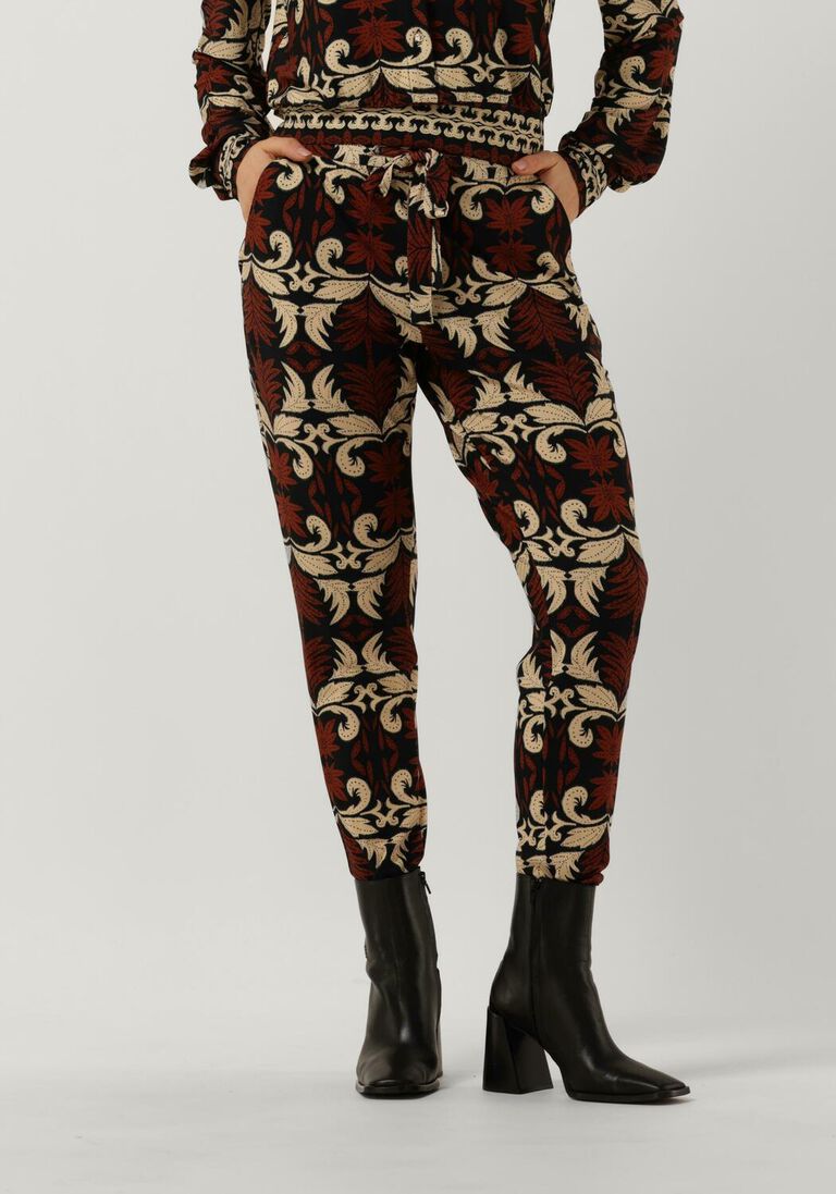 VANILIA zwarte vanilia pantalon palm relaxed leg