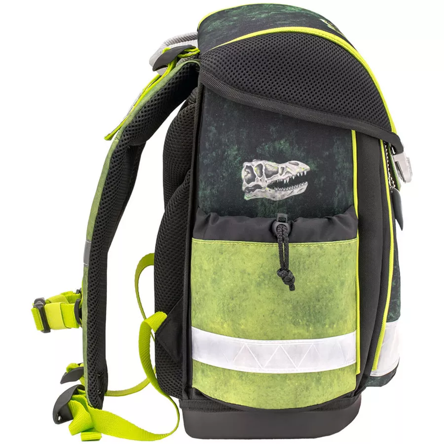 Belmil Schulranzen Classy Schulranzen Set 5-teilig mit Brustgurt Dinosaur World 2