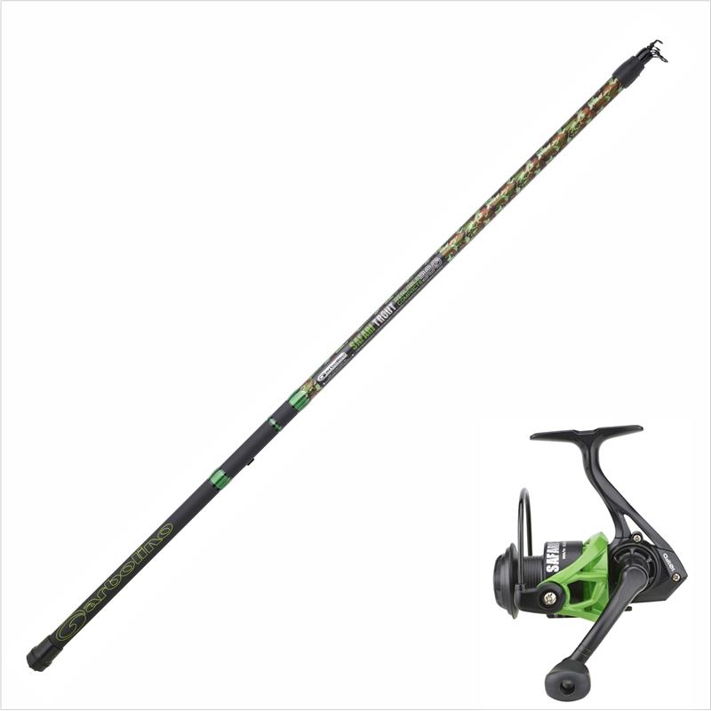 Ensemble Téléréglable Garbolino Safari Trout Rc + Safari Spin
