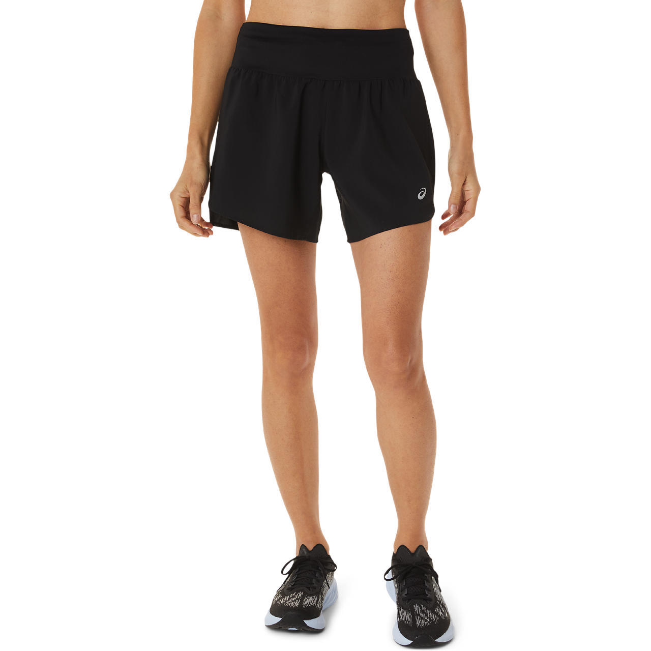 ASICS Road 5.5IN Hardloopbroek Kort Zwart Dames