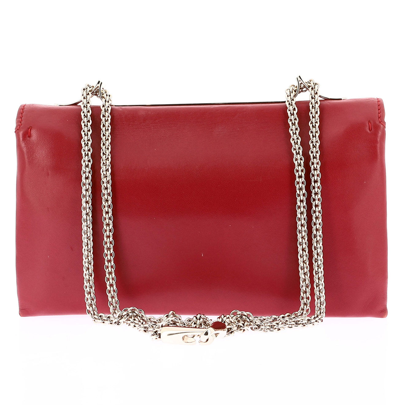 Valentino Sac bandoulière Rockstud en Cuir rouge Etat: Très bon état - Longueur 24 cm