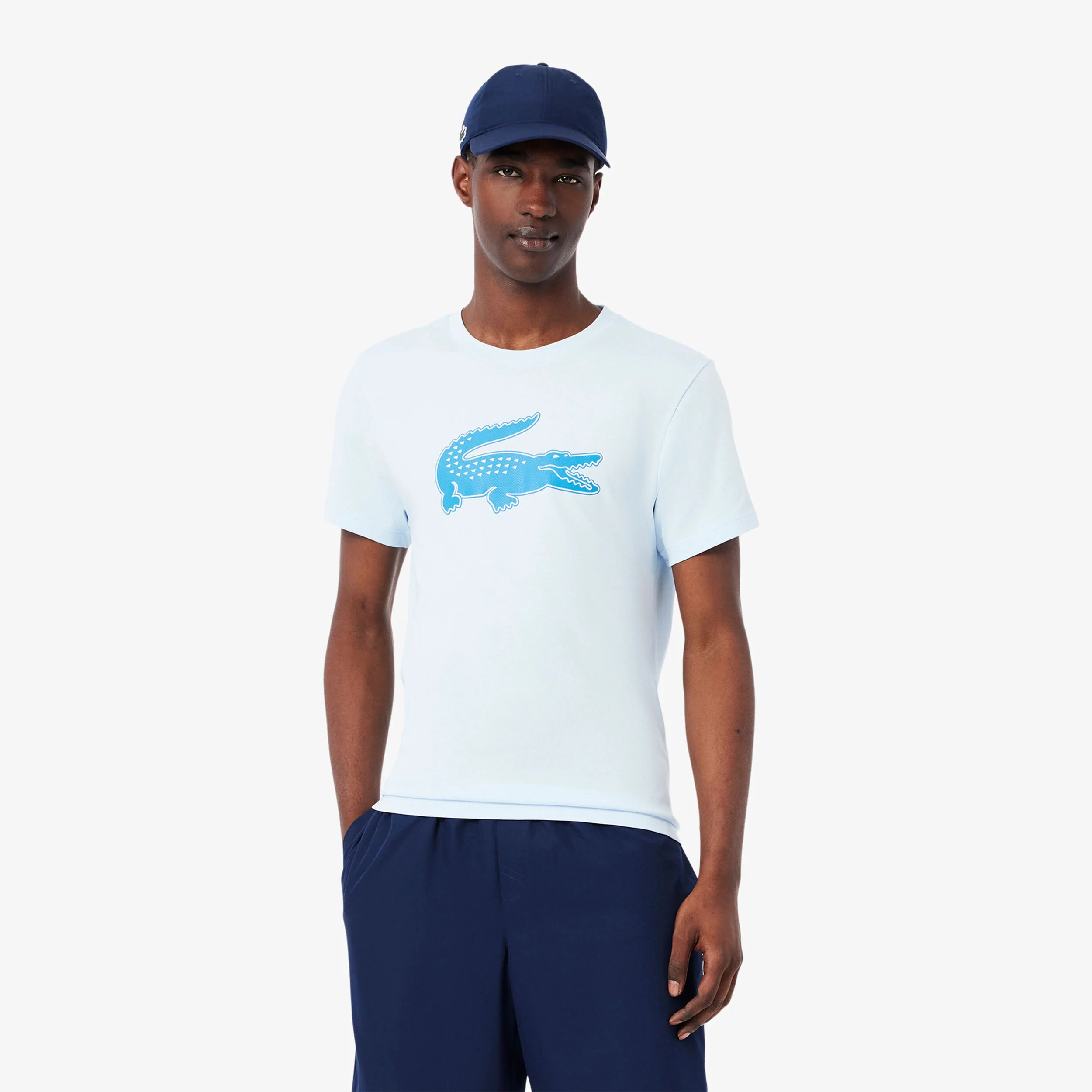 Lacoste T-shirt Hommes - Bleu Clair , Bleu